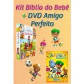 Kit Bíblia do Bebê + Brinde DVD - O Amigo Perfeito - Turminh